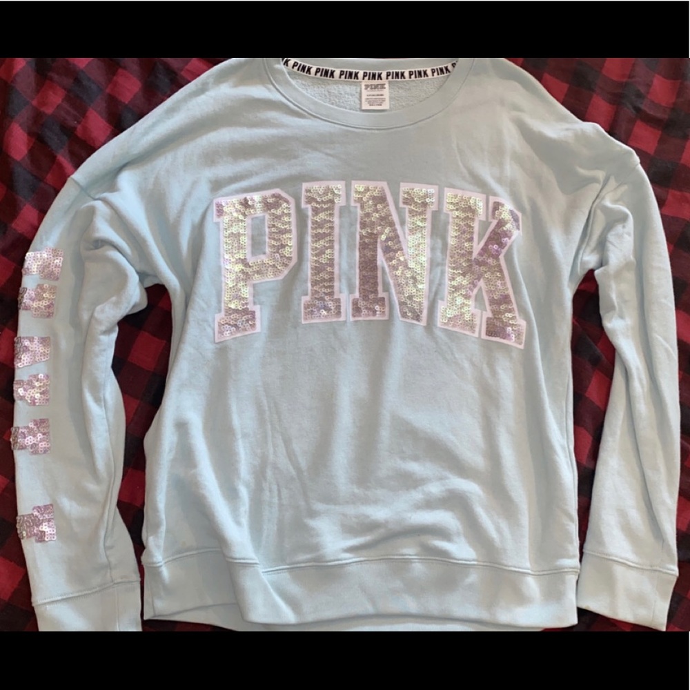 vs pink bling long sleeve